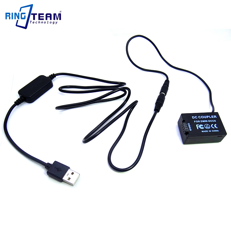 USB-4017-8V调压线+DCC6 适用于松下FZ40K FZ45K FZ47K FZ48K相机
